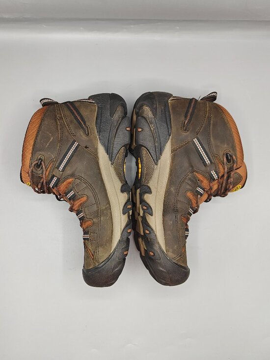 Keen Targhee II Mid Brown Leather Waterproof Lace Up Hiking Boot Men\'s 10 101326 main image 8